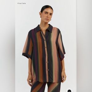 Top is size 4. Bottoms are size 8